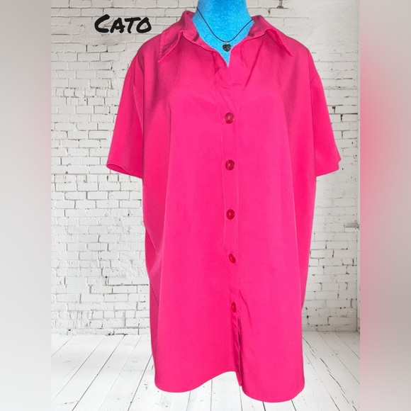 Cato Tops - Cato Button-Up Blouse - Size 22/24